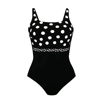 Купальник под экзопротез Anita care Melilla, арт. 6204, черный/горох, слитный