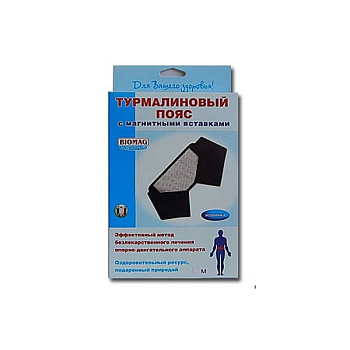 Пояс турмалиновый Biomag с магнитными вставками, арт. ПП-01